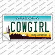 Cowgirl Arizona Novelty Sticker Decal