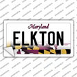 Elkton Maryland Novelty Sticker Decal