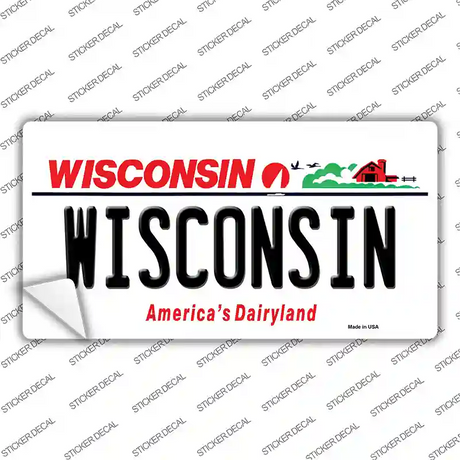 Wisconsin Novelty Sticker Decal