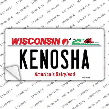 Kenosha Wisconsin Novelty Sticker Decal