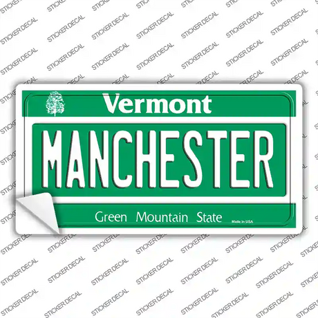 Manchester Vermont Novelty Sticker Decal