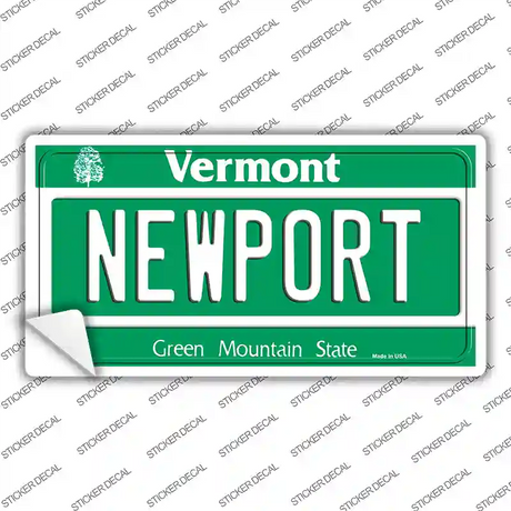 Newport Vermont Novelty Sticker Decal