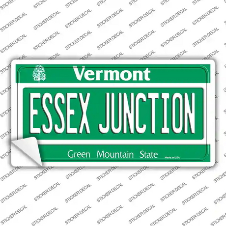 Essex Junction Vermont Novelty Sticker Decal