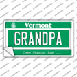 Grandpa Vermont Novelty Sticker Decal