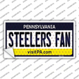 Steelers Fan Pennsylvania Novelty Sticker Decal