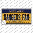 Rangers Fan New York Novelty Sticker Decal