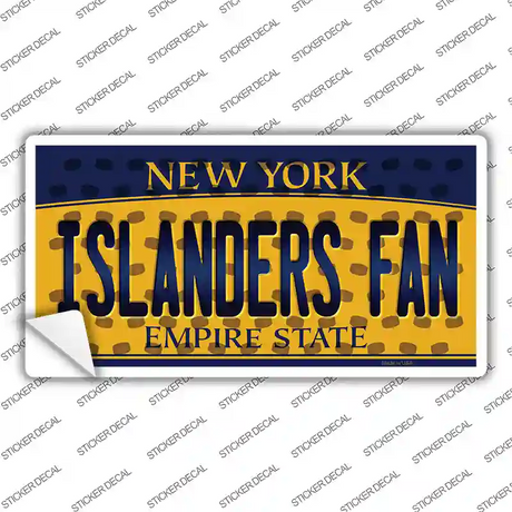 Islanders Fan New York Novelty Sticker Decal