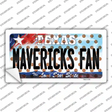 Mavericks Fan Texas Novelty Sticker Decal