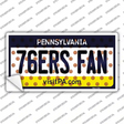 76ERS Fan Pennsylvania Novelty Sticker Decal