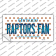 Raptors Fan Ontario Novelty Sticker Decal