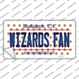 Wizards Fan Washington DC Novelty Sticker Decal
