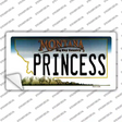 Princess Montana State Novelty Sticker Decal