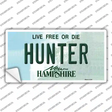 Hunter New Hampshire State Novelty Sticker Decal