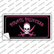 Pirate Princess Novelty Sticker Decal