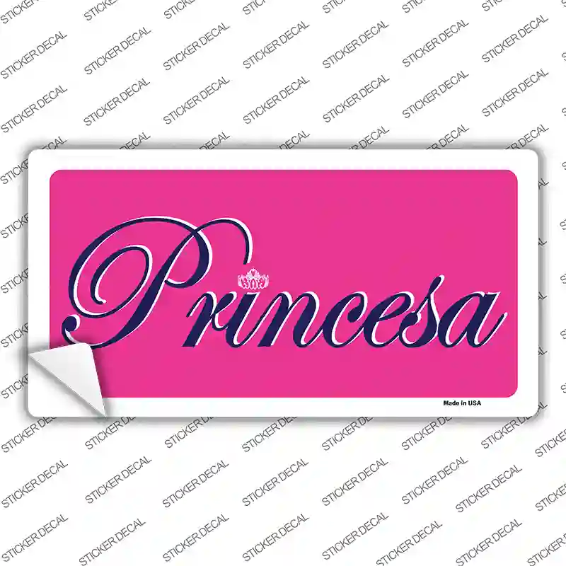 Princesa Novelty Sticker Decal