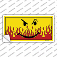 Smiley Flame Novelty Sticker Decal