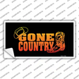 Gone Country Novelty Sticker Decal