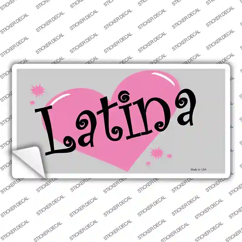 Latina Novelty Sticker Decal