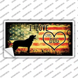 I Love My Dog Novelty Sticker Decal