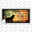 I Love My Cat Novelty Sticker Decal