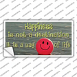 Happiness Way Of Life Ball Novelty Sticker Decal