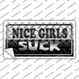 Nice Girls Suck Novelty Sticker Decal