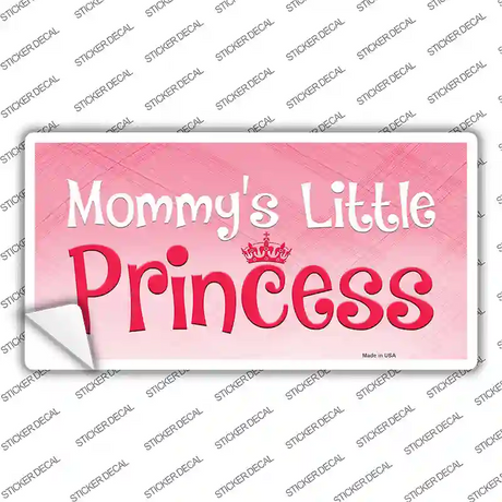 Mommys Little Princess Novelty Sticker Decal