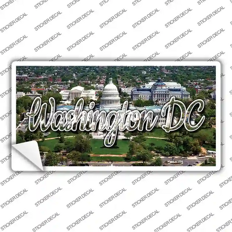 Washington DC White House State Novelty Sticker Decal