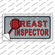 Breast Inspector Novelty Sticker Decal