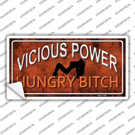 Vicious Power Novelty Sticker Decal