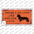 Wiener Love Novelty Sticker Decal