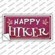 Happy Hiker Novelty Sticker Decal