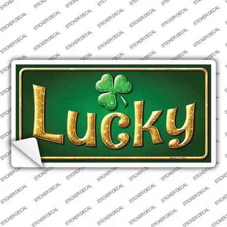 Lucky Irish Novelty Sticker Decal