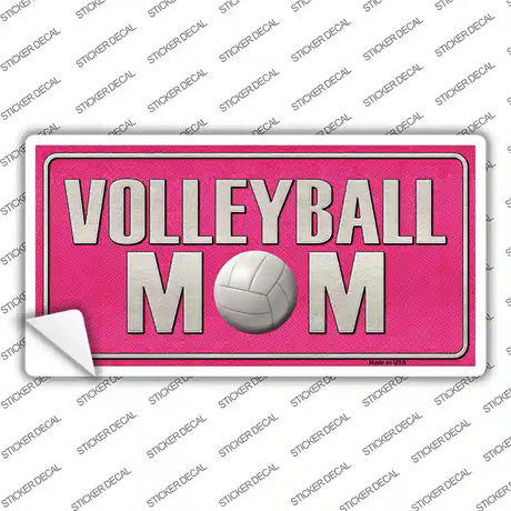 Volleyball Mom Novelty Sticker Decal