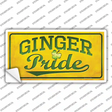 Ginger Pride Novelty Sticker Decal