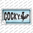 Cocky Chicken Novelty Sticker Decal