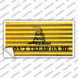 Dont Tread On Me Novelty Sticker Decal