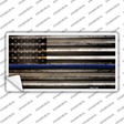 Thin Blue Line American Flag Novelty Sticker Decal