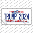 Trump 2024 North Carolina Novelty Sticker Decal