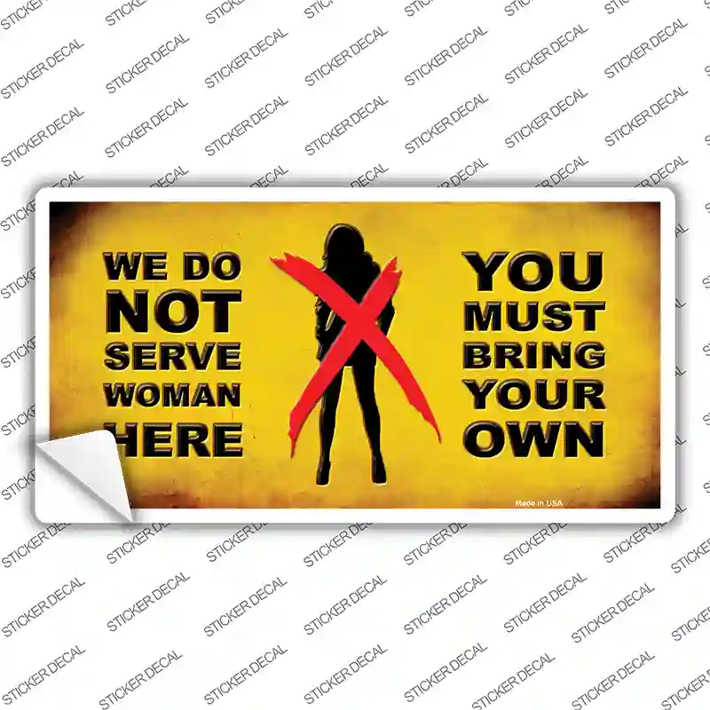 Bring Your Own Novelty Sticker Decal