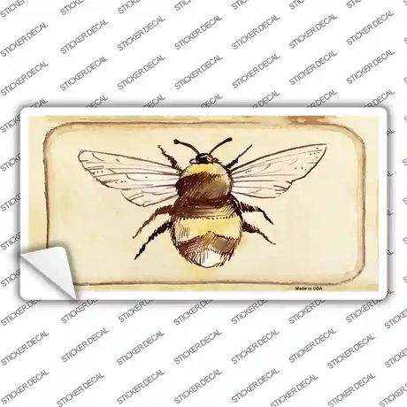 Bumble Bee Watercolor Novelty Sticker Decal