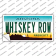 Whiskey Row Arizona Novelty Sticker Decal