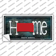 South Dakota Home State Outline Novelty Sticker Decal