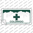 Marijuana Cross Colorado Novelty Sticker Decal
