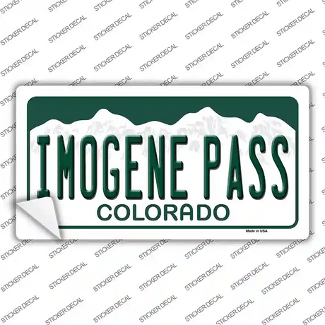 Imogene Pass Colorado Novelty Sticker Decal