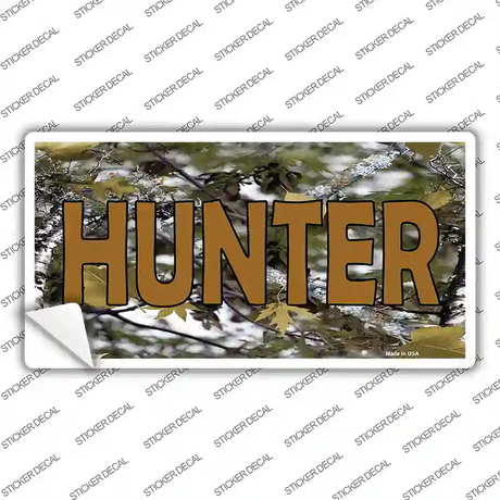 Hunter Camouflage Novelty Sticker Decal
