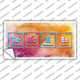 Teacher Periodic Table Novelty Sticker Decal
