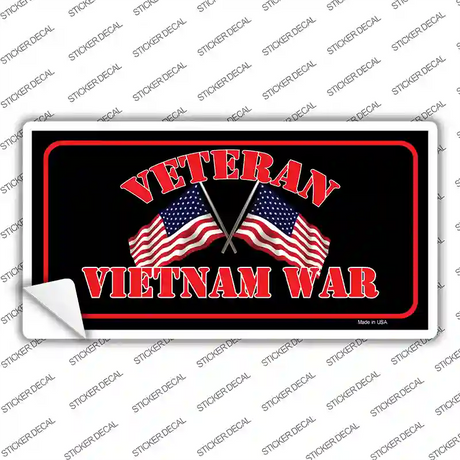 Vietnam War Veteran Novelty Sticker Decal