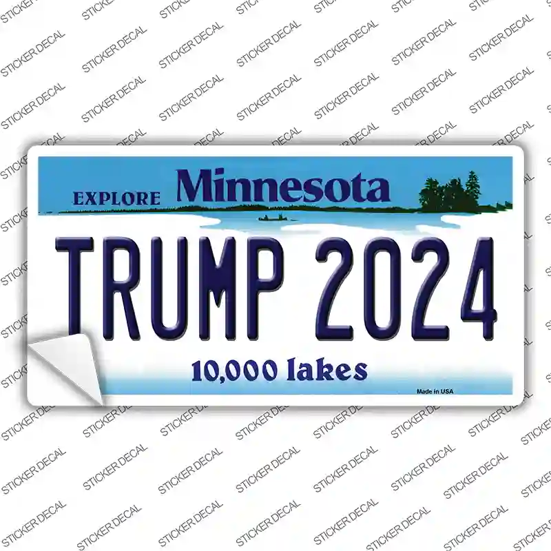 Trump 2024 Minnesota Novelty Sticker Decal