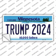 Trump 2024 Minnesota Novelty Sticker Decal